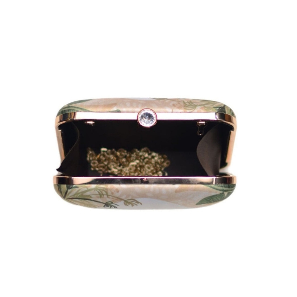 Handcrafted Aura Voyage Clutch by INDIAURA  7"X5" - Picture 3 of 6